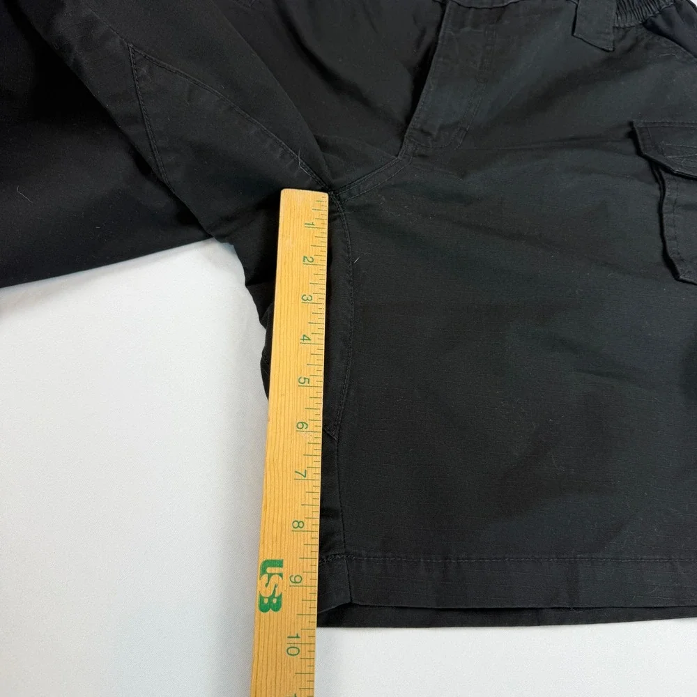 5.11 Tactical Mens Black Ripstop Cargo Shorts Size 36 Utility Work Outdoor